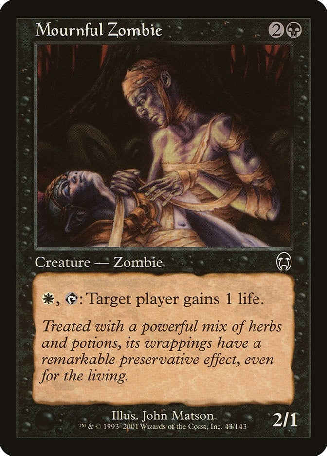 Image for Mournful Zombie (Apocalypse) (43) - Magic: The Gathering