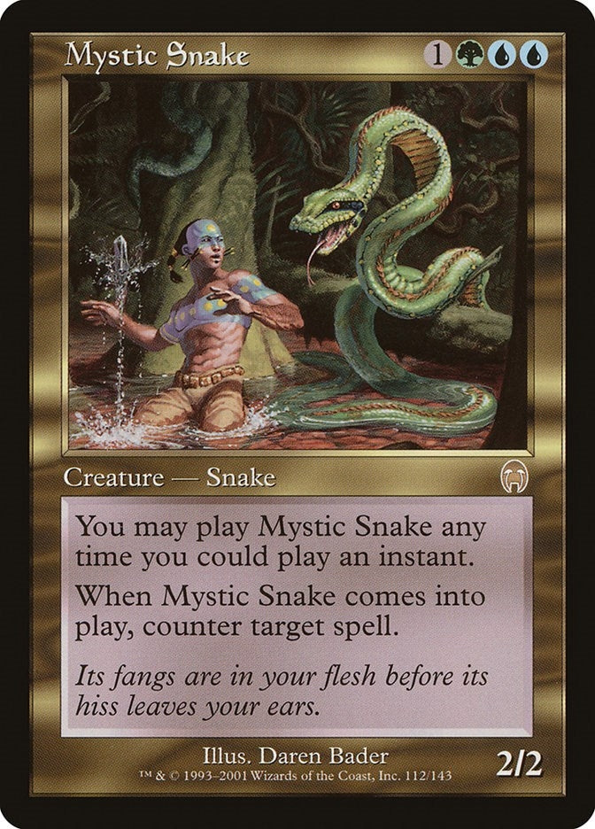 Image for Mystic Snake (Apocalypse) (112) - Magic: The Gathering