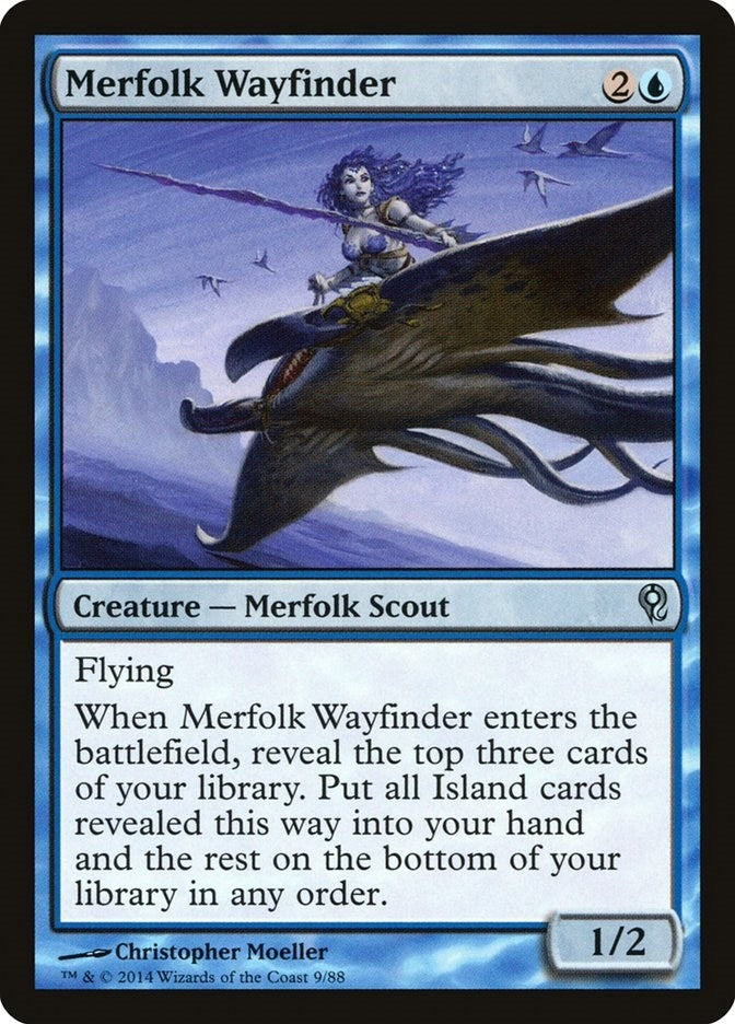 Image for Merfolk Wayfinder (Duel Decks: Jace vs. Vraska) (9) - Magic: The Gathering