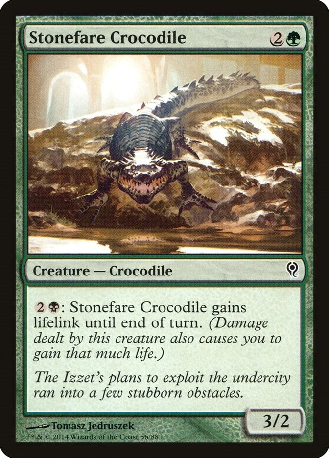 Image for Stonefare Crocodile (Duel Decks: Jace vs. Vraska) (56) - Magic: The Gathering