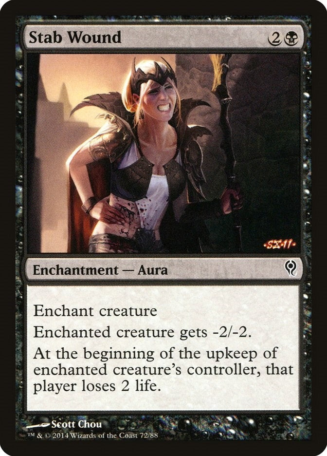 Image for Stab Wound (Duel Decks: Jace vs. Vraska) (72) - Magic: The Gathering