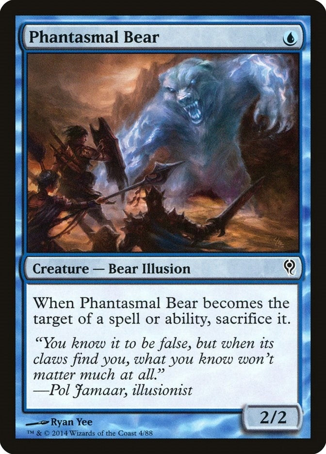 Image for Phantasmal Bear (Duel Decks: Jace vs. Vraska) (4) - Magic: The Gathering