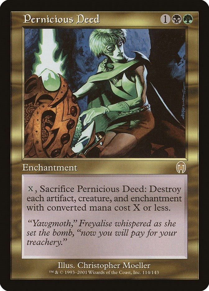 Image for Pernicious Deed (Apocalypse) (114) - Magic: The Gathering