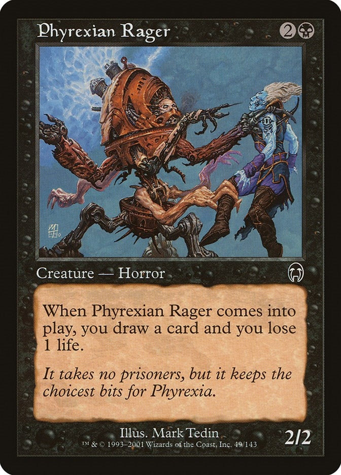 Image for Phyrexian Rager (Apocalypse) (49) - Magic: The Gathering