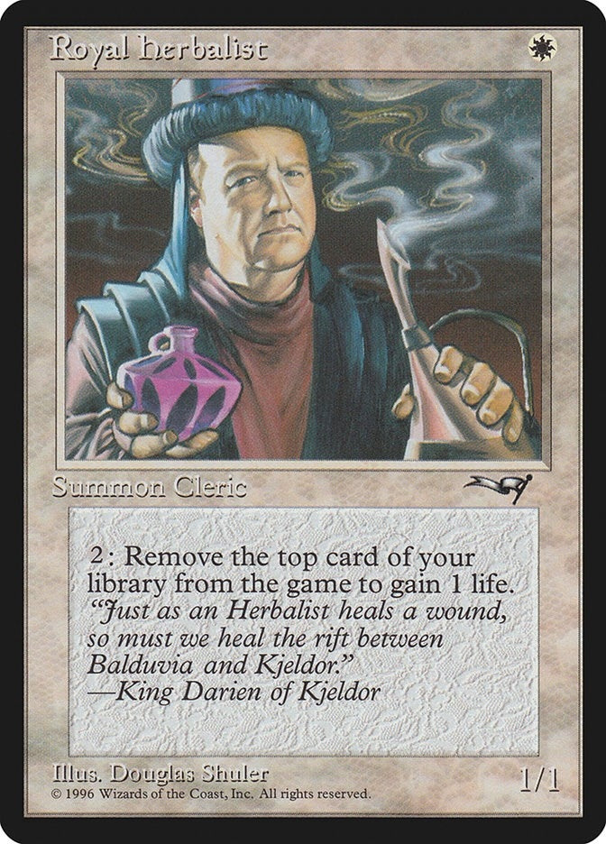 Image for Royal Herbalist (Man) (Alliances) (148) - Magic: The Gathering