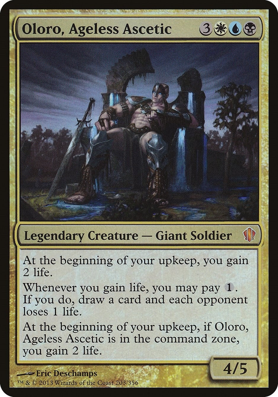 Image for Oloro, Ageless Ascetic (Commander 2013) (Oversize Cards) (203) - Magic: The Gathering