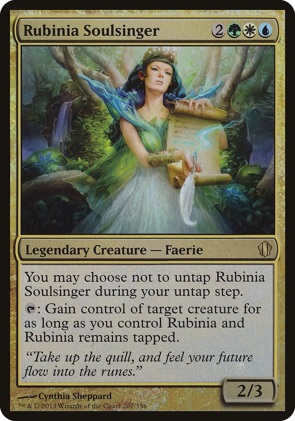 Image for Rubinia Soulsinger (Commander 2013) (Oversize Cards) (207) - Magic: The Gathering