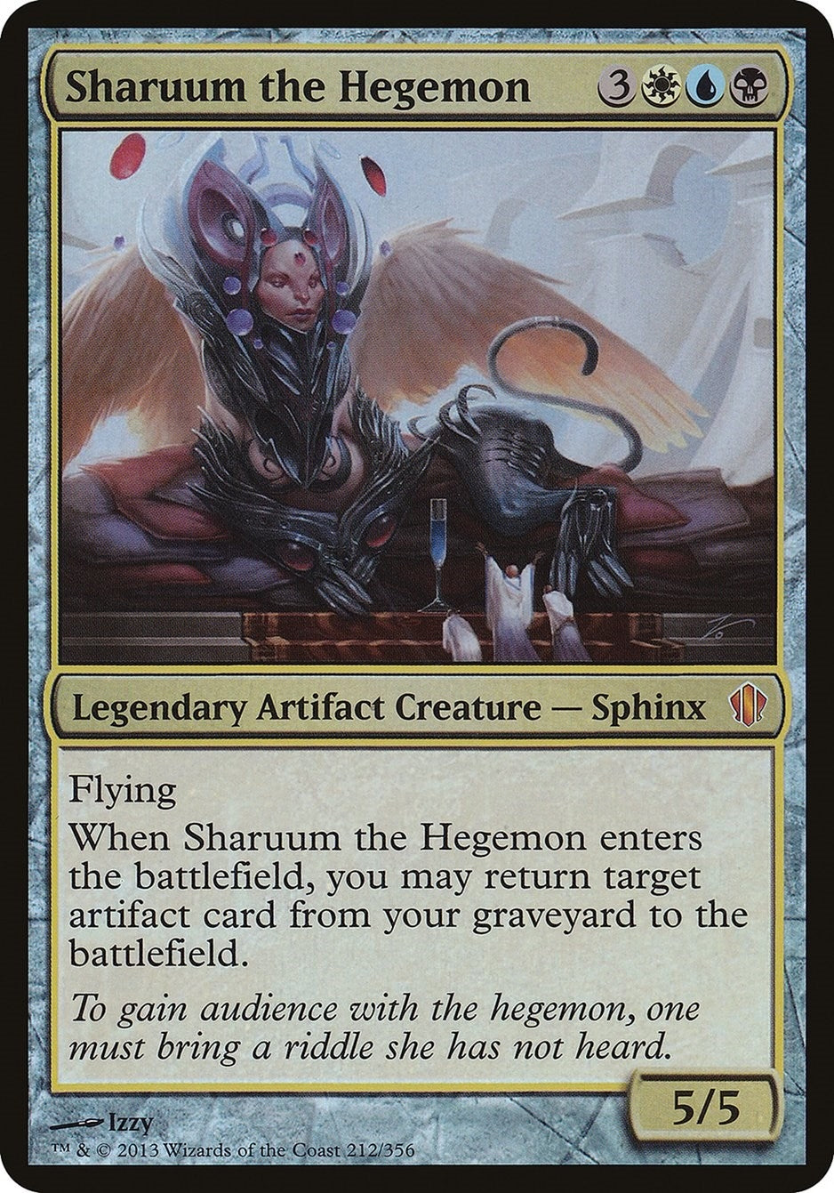 Image for Sharuum the Hegemon (Commander 2013) (Oversize Cards) (212) - Magic: The Gathering