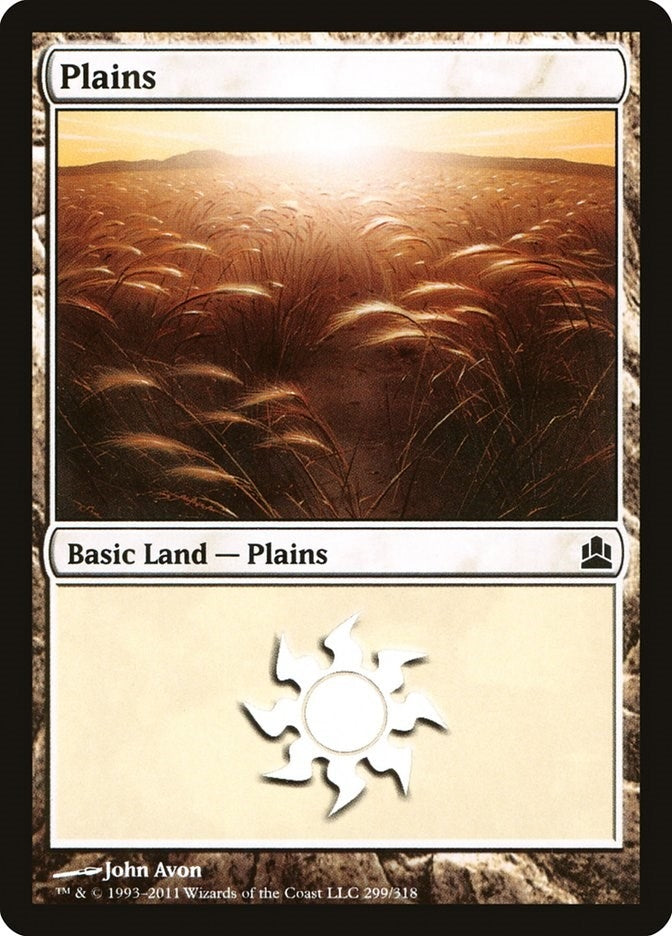 Image for Plains (299) (Commander) (299) - Magic: The Gathering