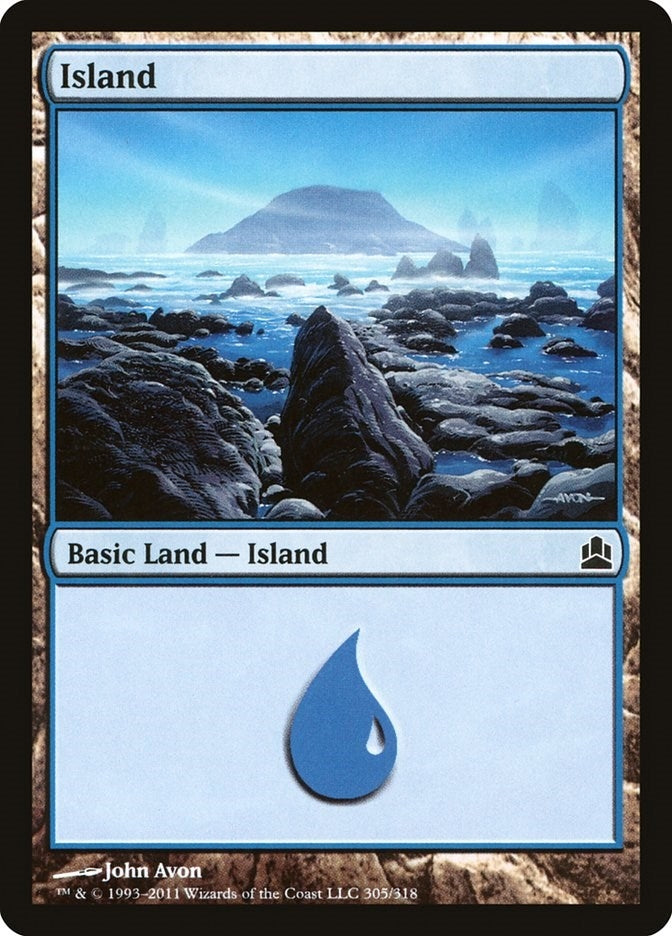 Image for Island (305) (Commander) (305) - Magic: The Gathering