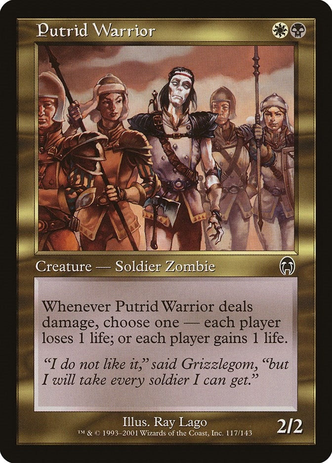 Image for Putrid Warrior (Apocalypse) (117) - Magic: The Gathering