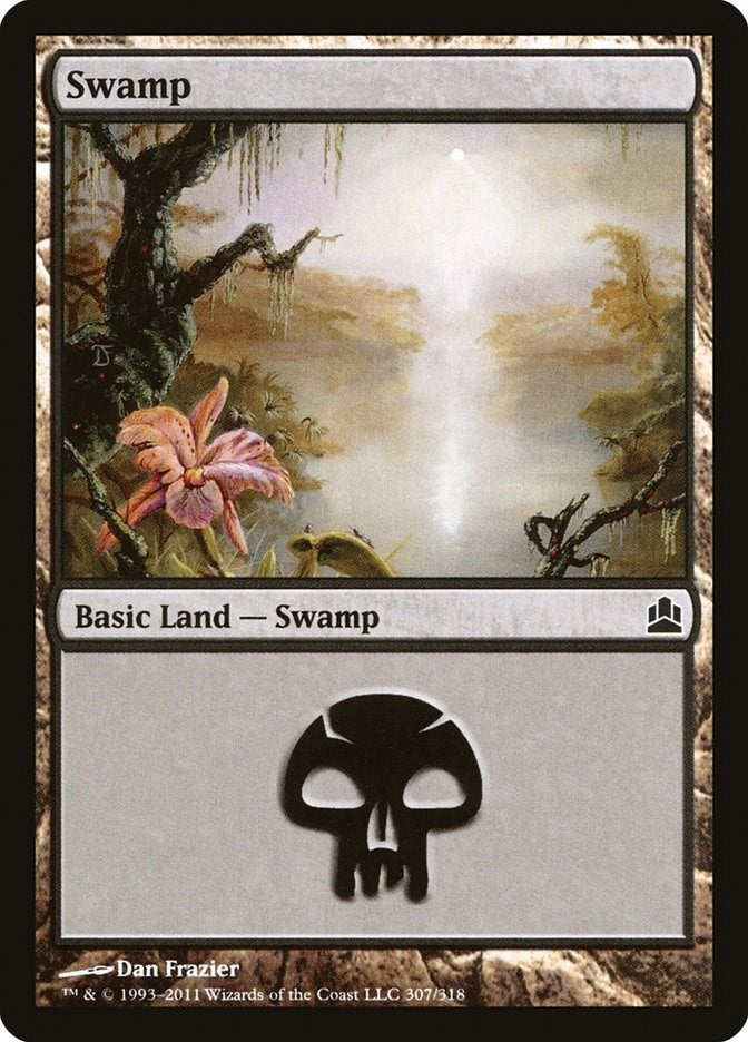 Image for Swamp (307) (Commander) (307) - Magic: The Gathering