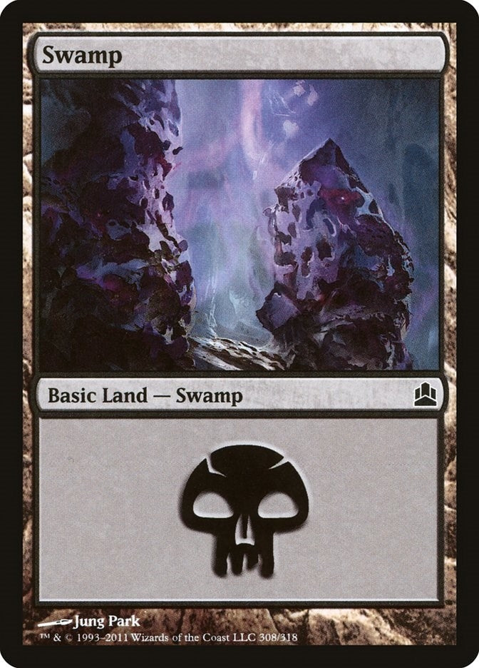 Image for Swamp (308) (Commander) (308) - Magic: The Gathering