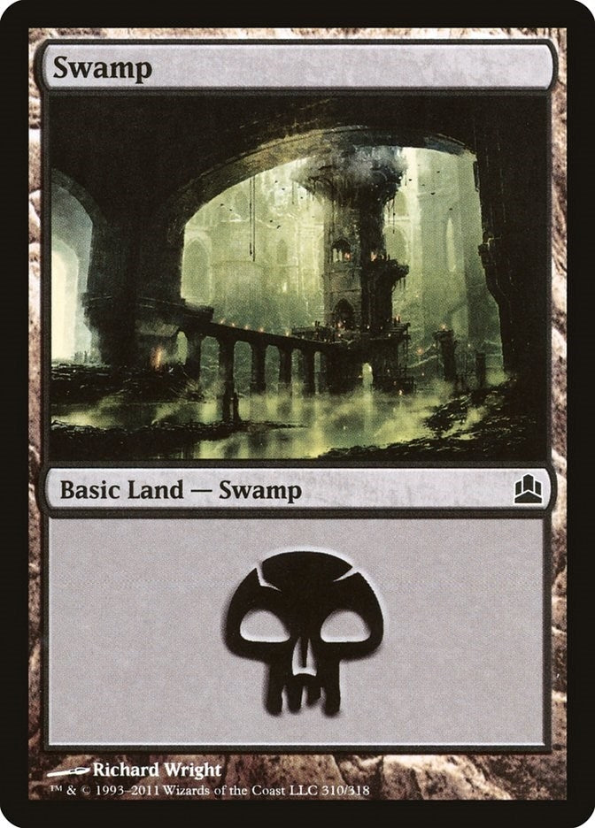 Image for Swamp (310) (Commander) (310) - Magic: The Gathering