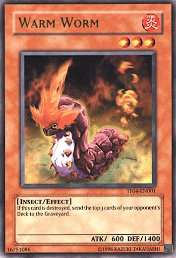 Image for Warm Worm (5D's Tag Force 4) (Yu-Gi-Oh! Video Game Promotional Cards) (TF04-EN001) - YuGiOh