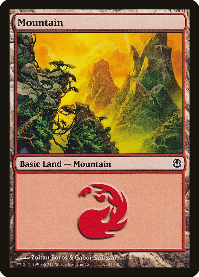 Image for Mountain (41) (Duel Decks: Ajani vs. Nicol Bolas) (41) - Magic: The Gathering