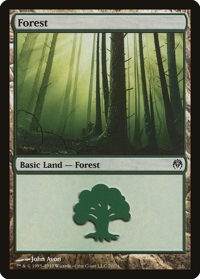 Image for Forest (70) (Duel Decks: Phyrexia vs. the Coalition) (70) - Magic: The Gathering