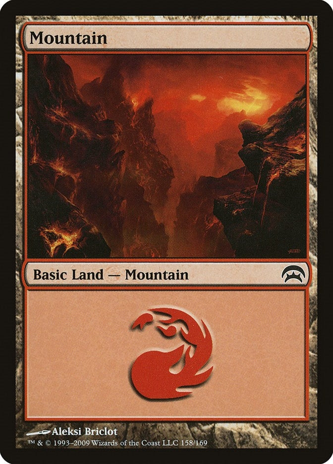 Image for Mountain (158) (Planechase) (158) - Magic: The Gathering