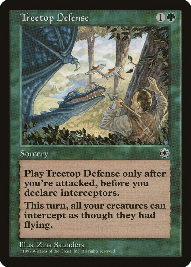 Image for Treetop Defense (Portal) - Magic: The Gathering