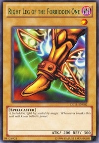 Image for Right Leg of the Forbidden One (Green) (Duelist League Promo) (DL11-EN002) - YuGiOh