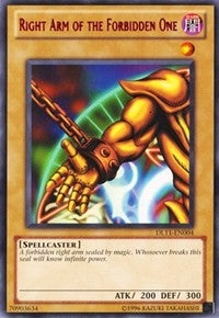 Image for Right Arm of the Forbidden One (Red) (Duelist League Promo) (DL11-EN004) - YuGiOh