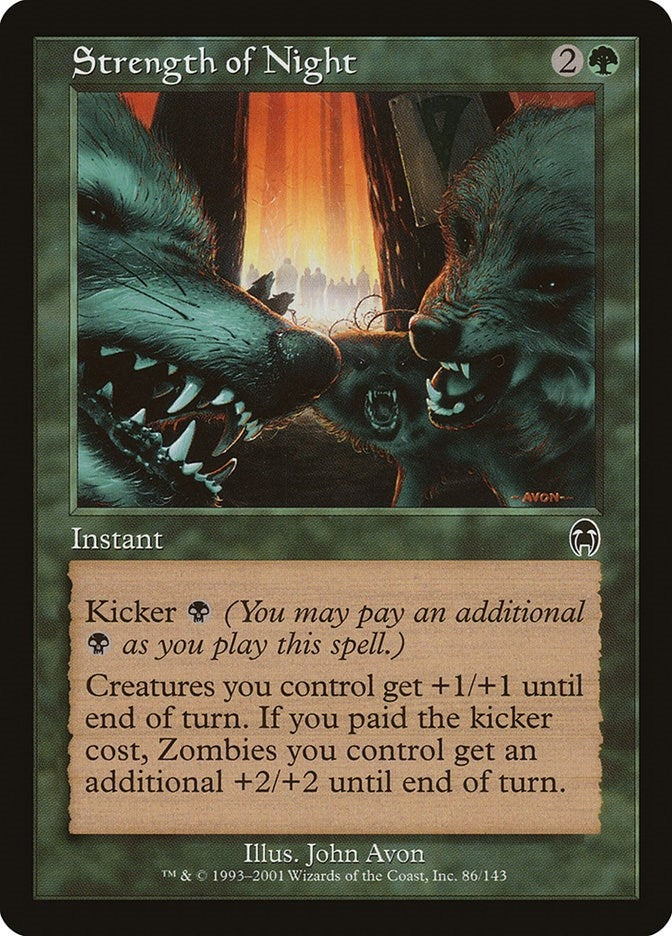 Image for Strength of Night (Apocalypse) (86) - Magic: The Gathering