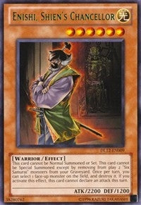 Image for Enishi, Shien's Chancellor (Green) (Duelist League Promo) (DL12-EN009) - YuGiOh