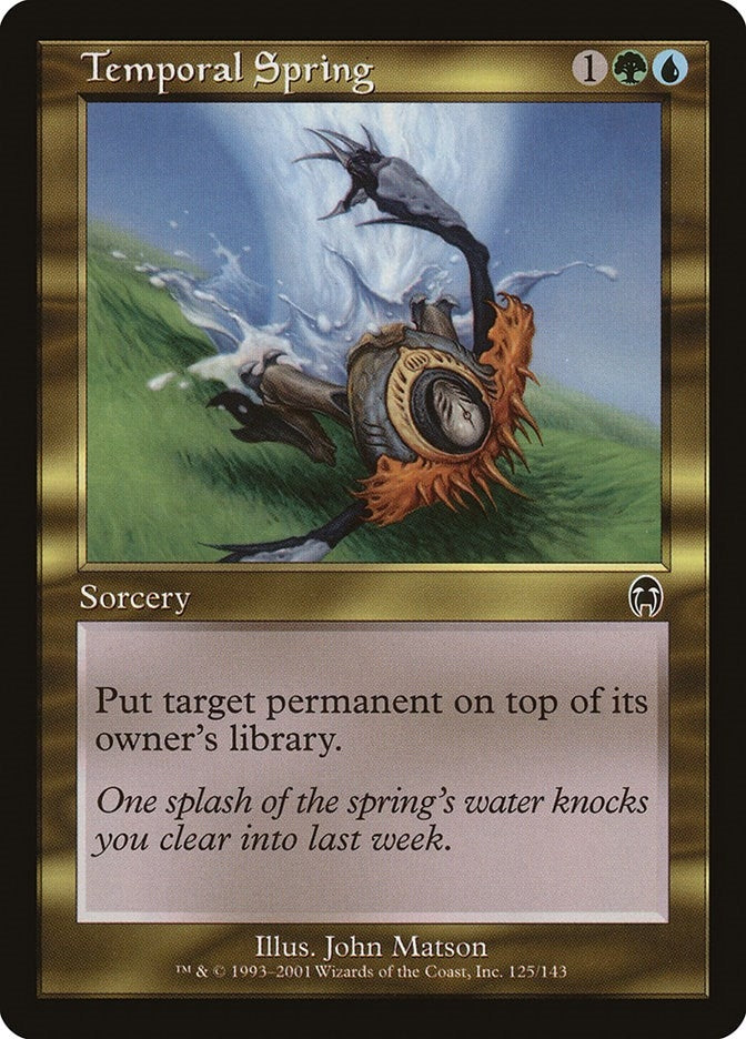 Image for Temporal Spring (Apocalypse) (125) - Magic: The Gathering
