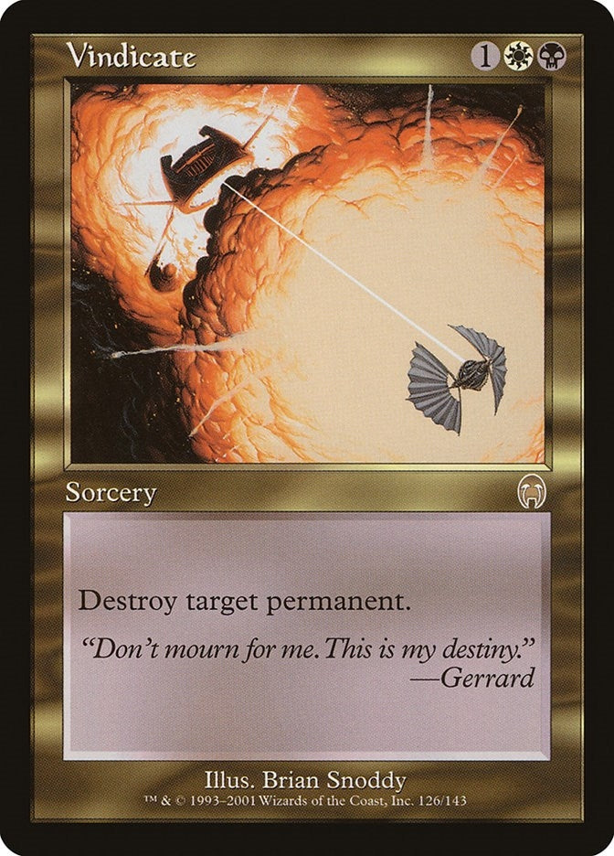 Image for Vindicate (Apocalypse) (126) - Magic: The Gathering