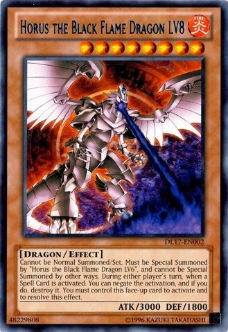 Image for Horus the Black Flame Dragon LV8 (Blue) (Duelist League Promo) (DL17-EN002) - YuGiOh