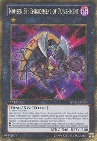 Image for Number 31: Embodiment of Punishment (Premium Gold) (PGLD-EN024) - YuGiOh