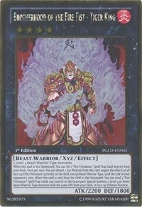 Image for Brotherhood of the Fire Fist - Tiger King (Premium Gold) (PGLD-EN045) - YuGiOh