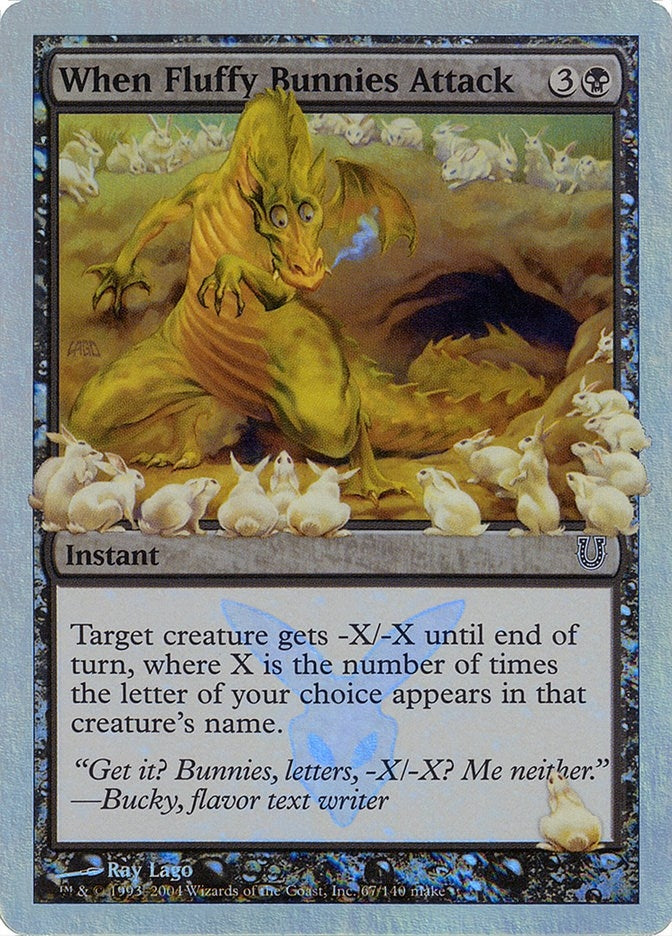 Image for When Fluffy Bunnies Attack (Alternate Foil) (Unhinged) (67) - Magic: The Gathering