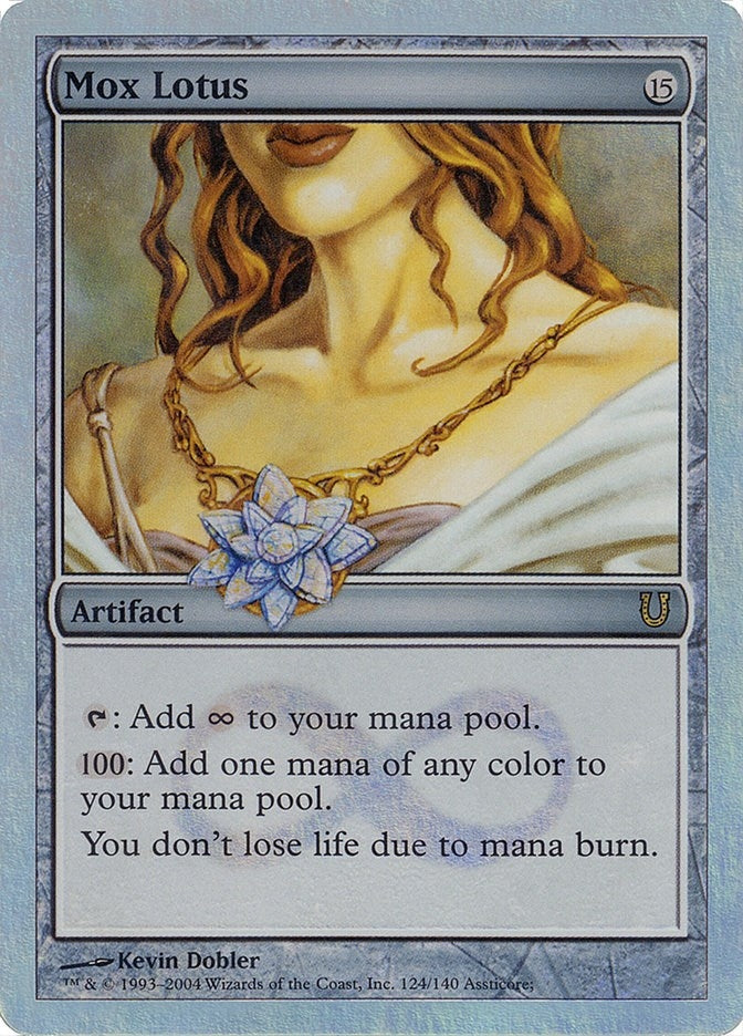 Image for Mox Lotus (Alternate Foil) (Unhinged) (124) - Magic: The Gathering