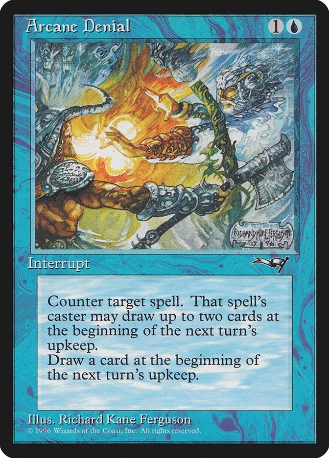 Image for Arcane Denial (Axe) (Alliances) (33) - Magic: The Gathering