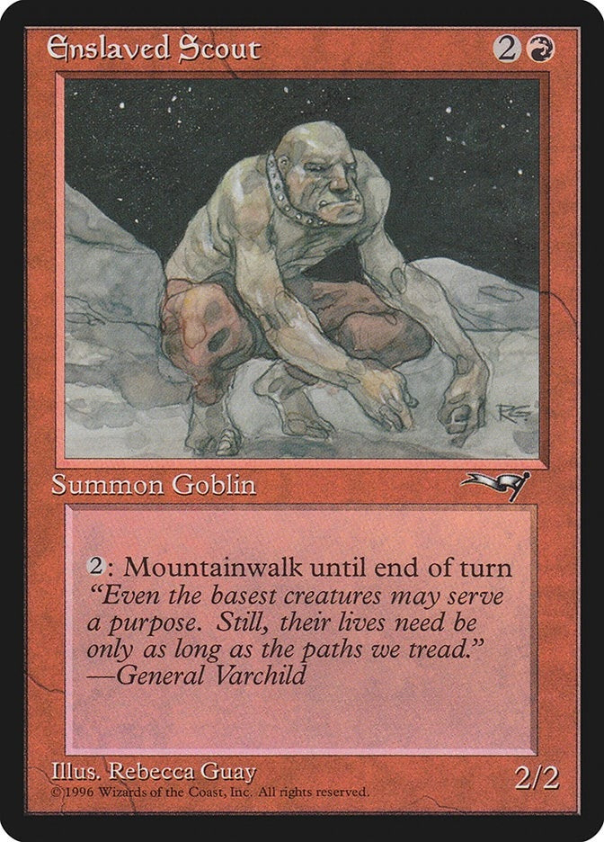 Image for Enslaved Scout (Alliances) (105) - Magic: The Gathering