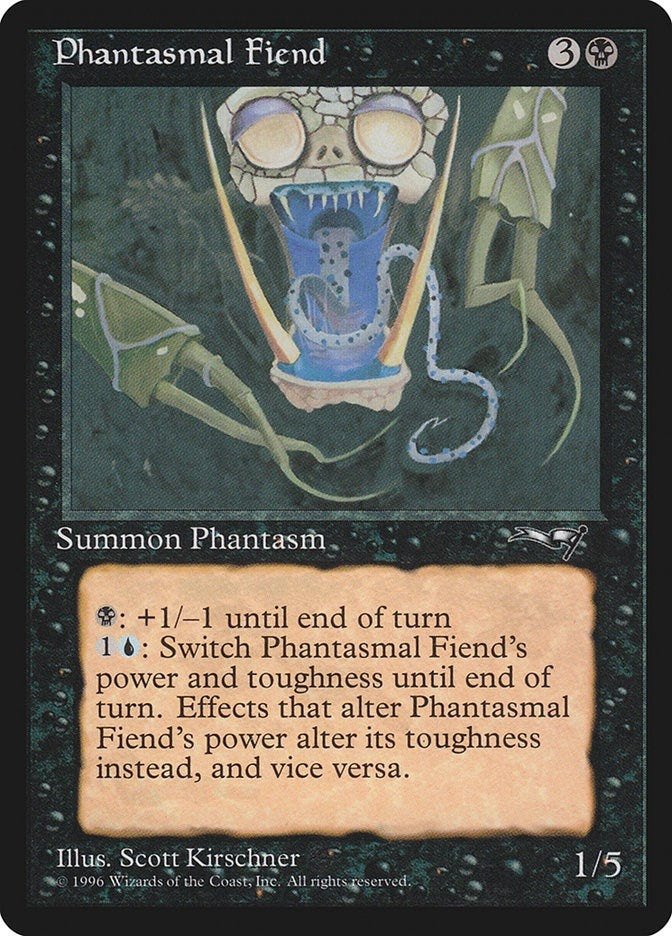 Image for Phantasmal Fiend (Close-up) (Alliances) (21) - Magic: The Gathering