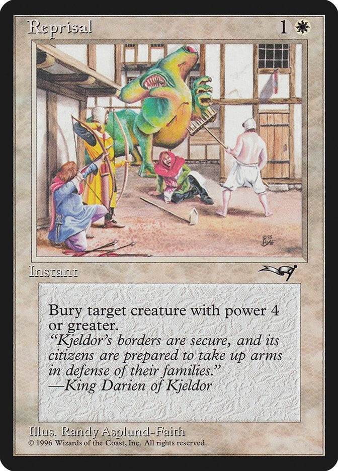 Image for Reprisal (Green Monster) (Alliances) (145) - Magic: The Gathering