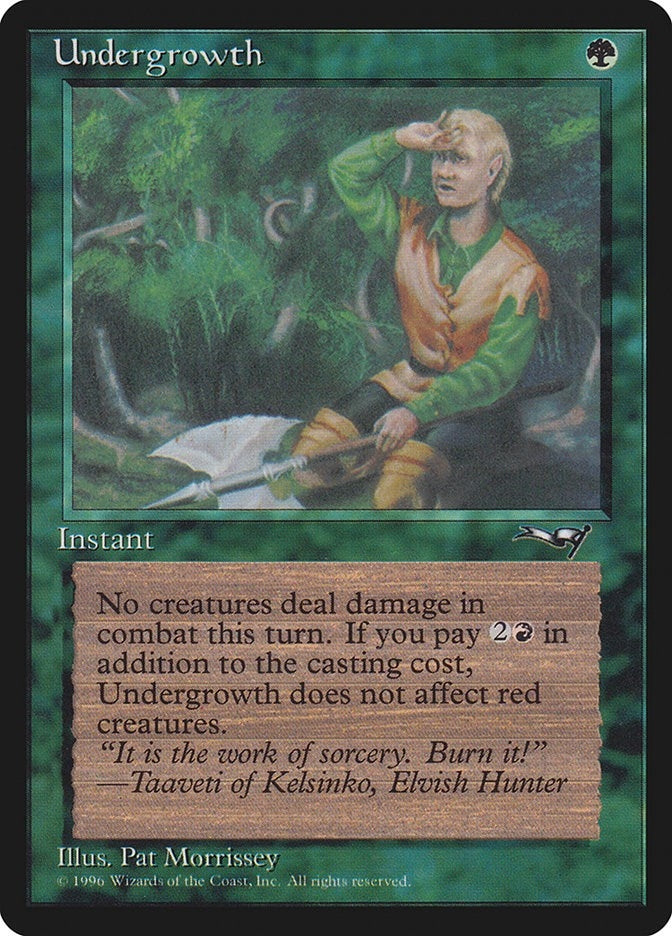 Image for Undergrowth (Holding Axe) (Alliances) (88) - Magic: The Gathering
