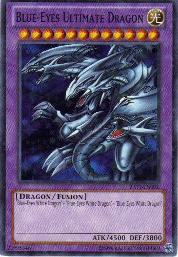 Image for Blue-Eyes Ultimate Dragon (Starfoil) (Battle Pack Tournament Prize Cards) (BATT-EN001) - YuGiOh