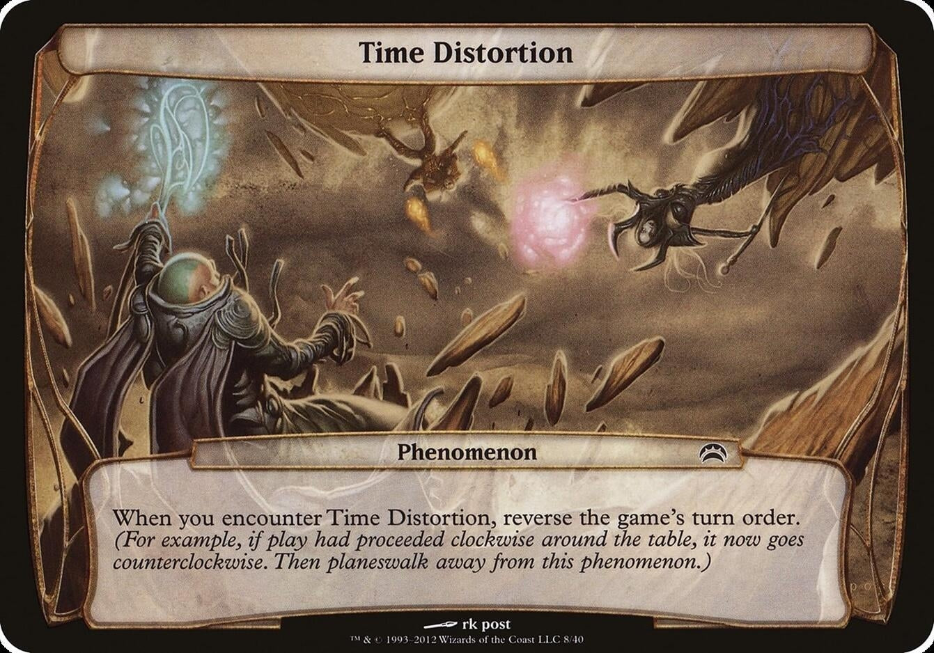 Image for Time Distortion (Planechase 2012) (Oversize Cards) (8) - Magic: The Gathering