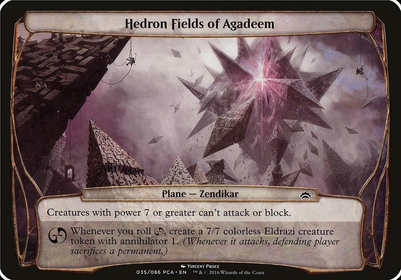 Image for Hedron Fields of Agadeem (Planechase Anthology) (Oversize Cards) - Magic: The Gathering