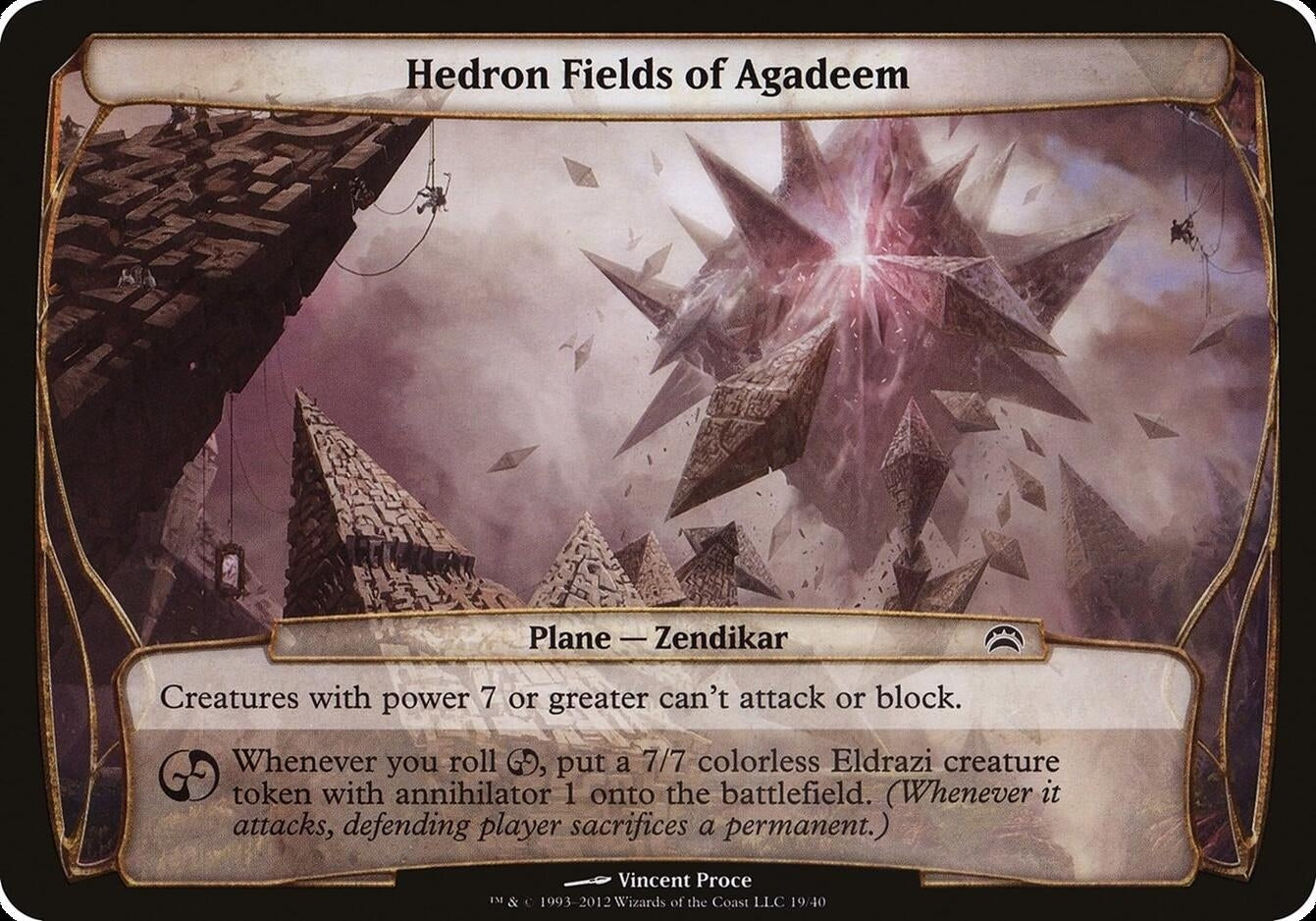 Image for Hedron Fields of Agadeem (Planechase 2012) (Oversize Cards) (19) - Magic: The Gathering