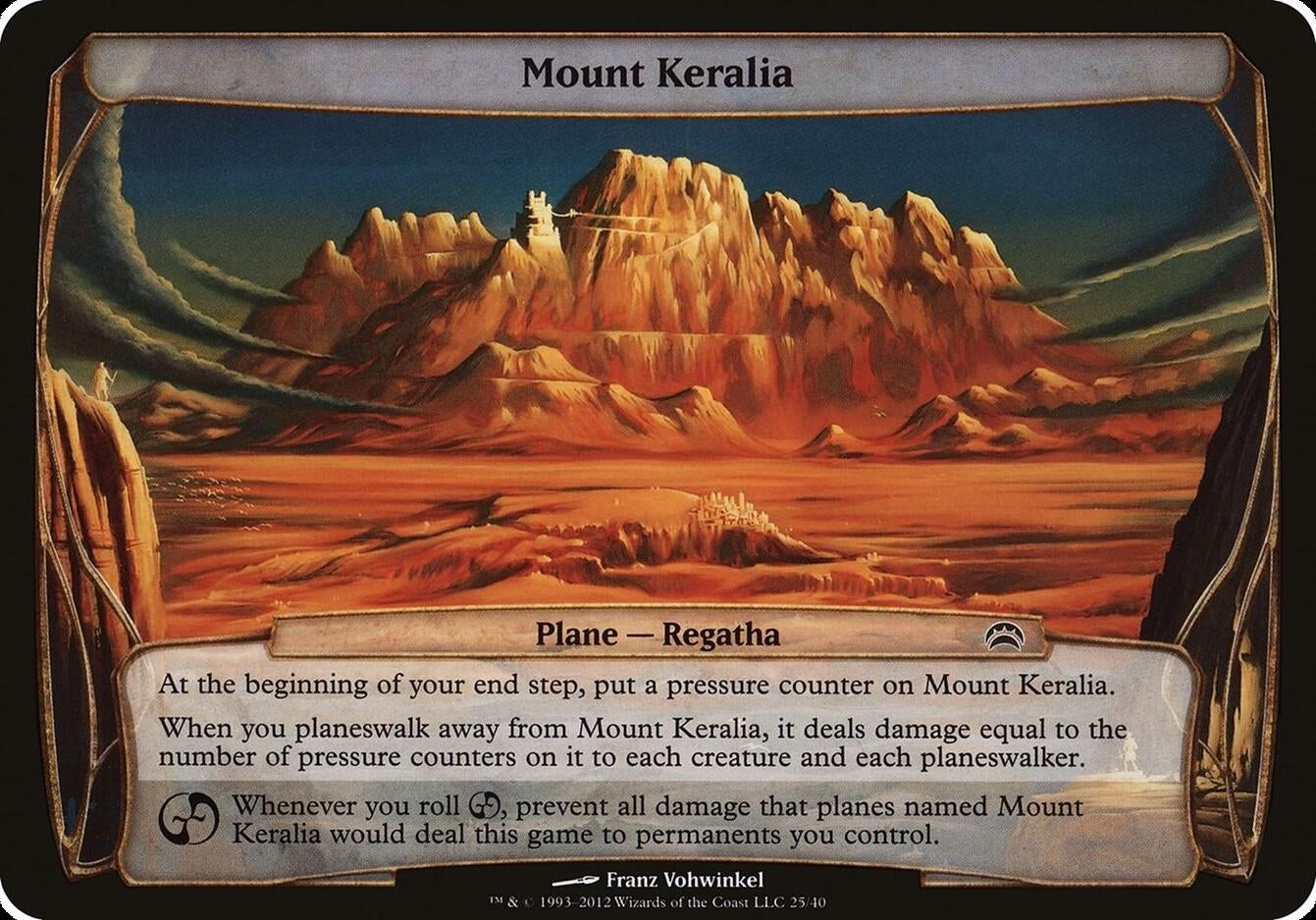 Image for Mount Keralia (Planechase 2012) (Oversize Cards) (25) - Magic: The Gathering