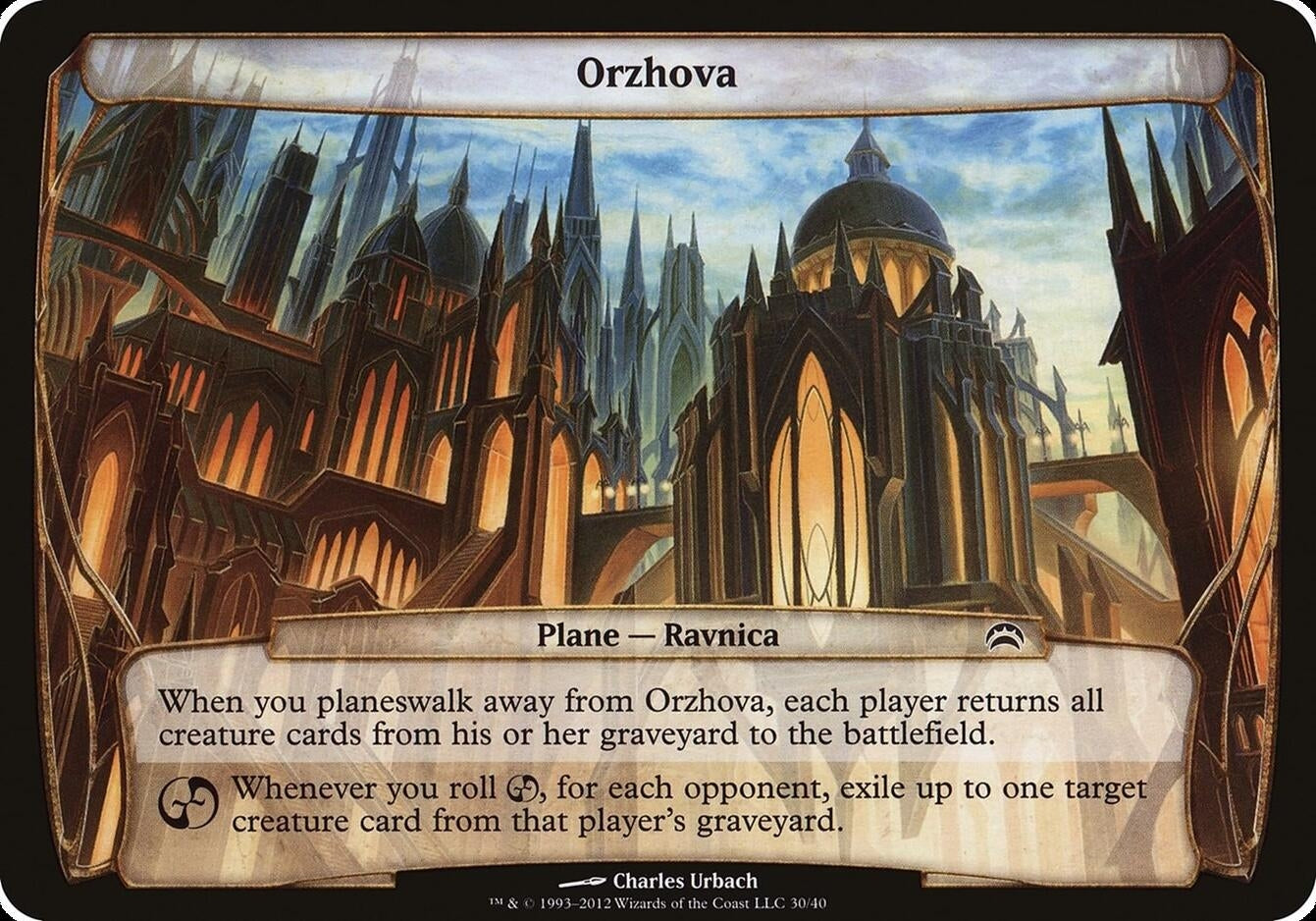 Image for Orzhova (Planechase 2012) (Oversize Cards) (30) - Magic: The Gathering