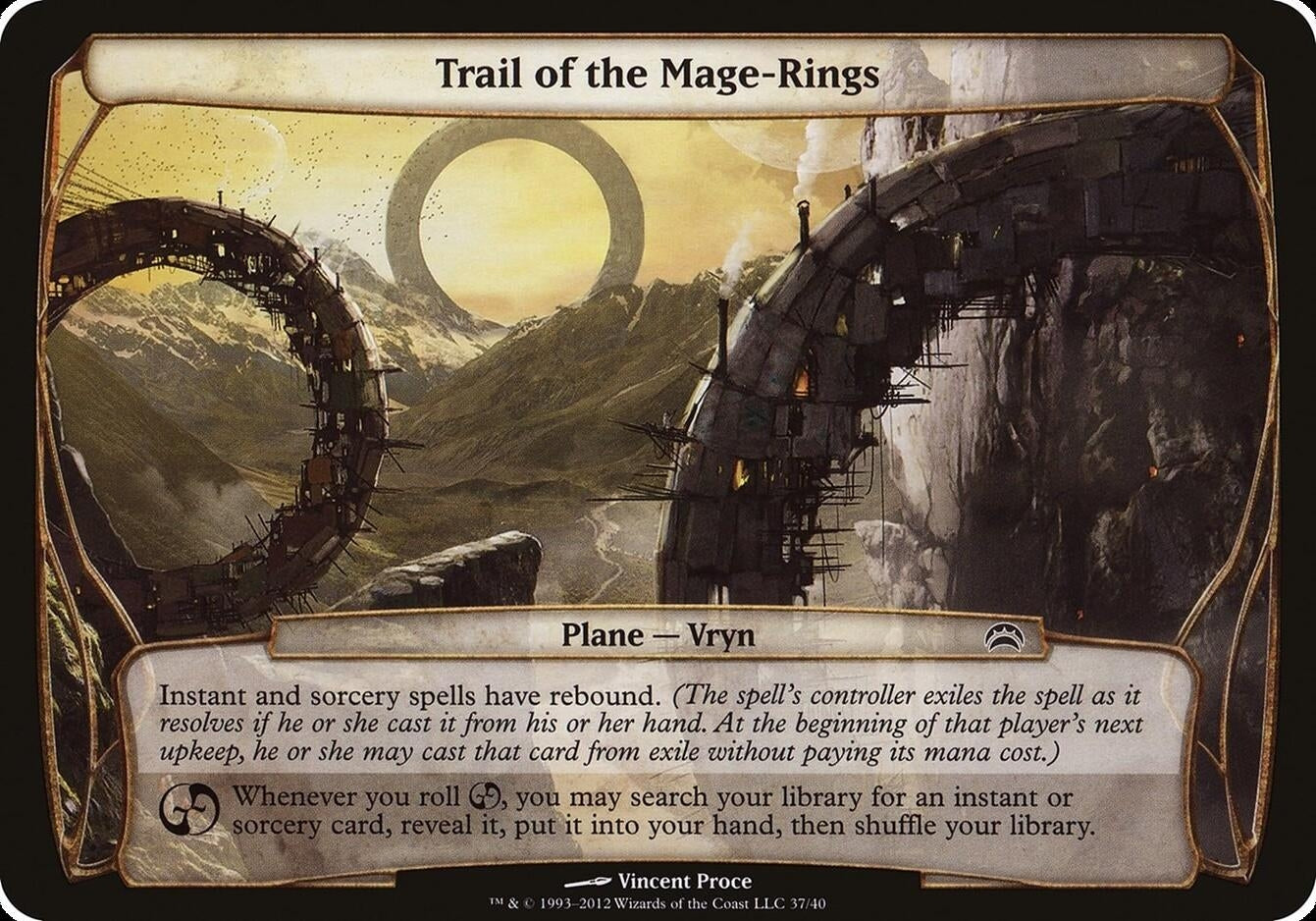 Image for Trail of the Mage-Rings (Planechase 2012) (Oversize Cards) (37) - Magic: The Gathering