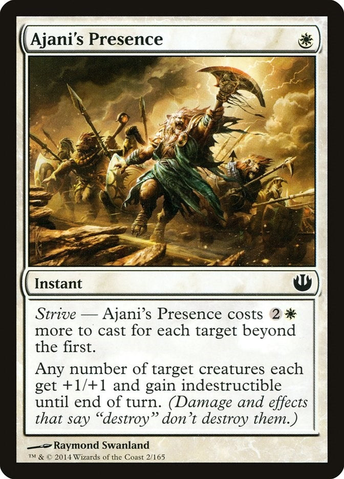 Image for Ajani's Presence (Journey Into Nyx) (2) - Magic: The Gathering
