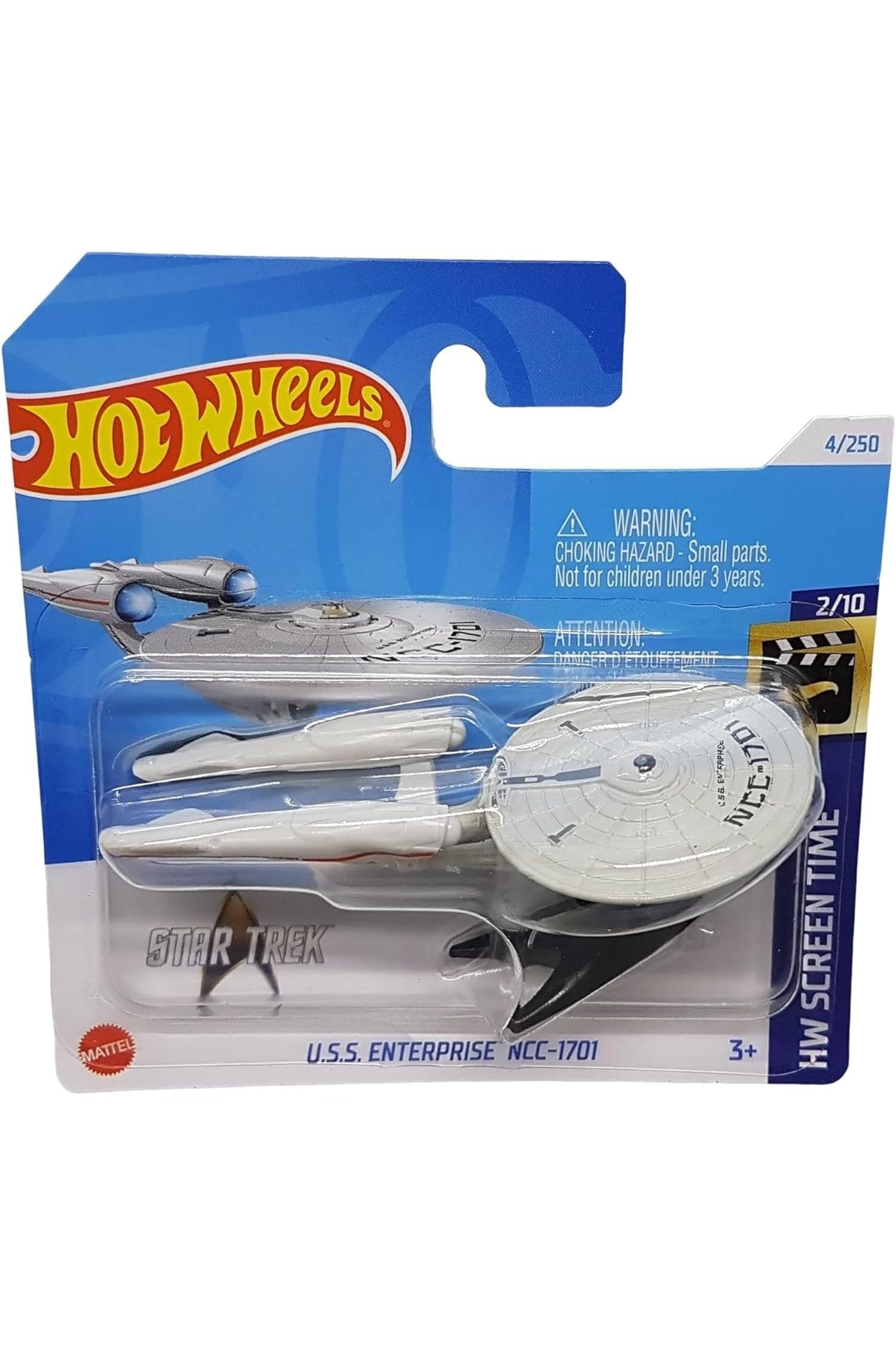 004/250 Hot Wheels - U.S.S Enterprise NCC-1701 Star Trek - HW Screen Time 1/10 - HTB32 2024 - Hot Wheels