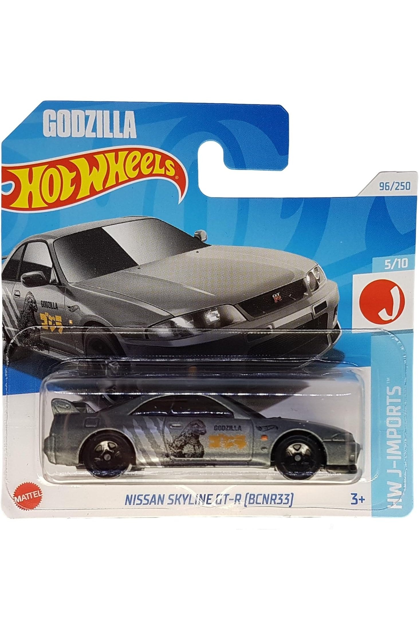 096/250 Hot Wheels - Nissan Skyline GT-R Godzilla (BCNR33) HW J-Imports 5/10 - 2024 - HTD96