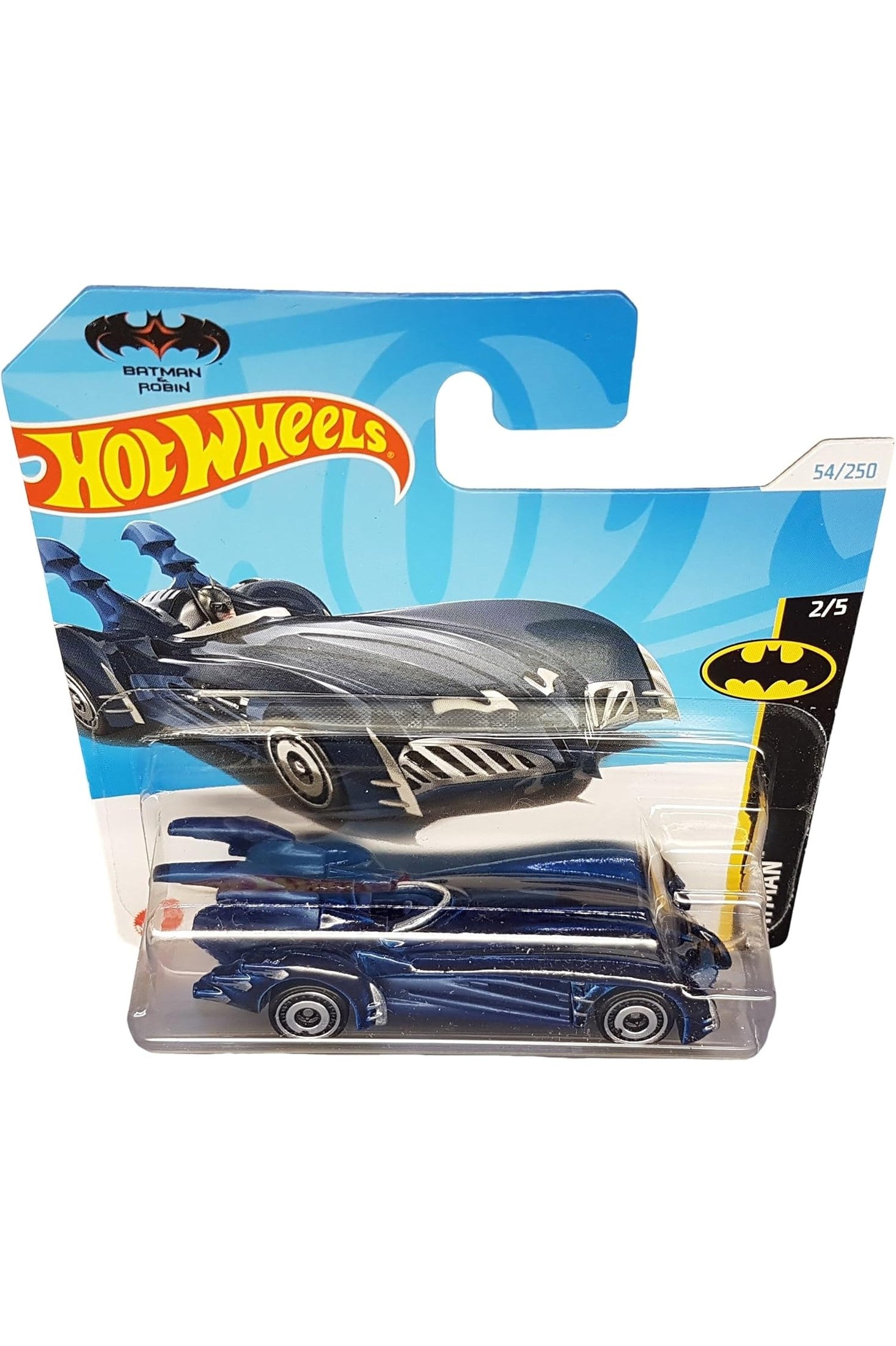 054/250 Hot Wheels - Batman & Robin Batmobile (Dark Blue)- Batman 2/5 - 2024 - HTD51
